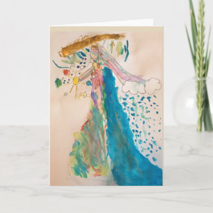 Kaart - Moeder God die het universum vasthoudt