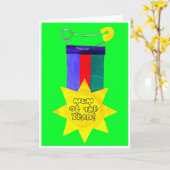 kaart "Mom van het Jaar" Moederdag (Gele Bloem)