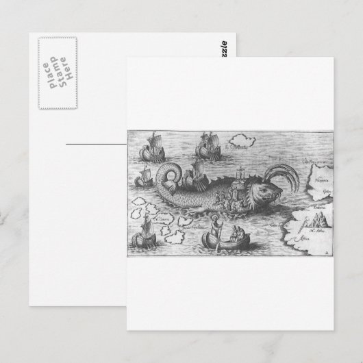 Kaart Monster/Zee-service (Voorkant / Achterkant)