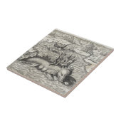 Kaart Monster/Zee-service Tegeltje (Zijkant)