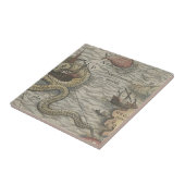 Kaart Monster/Zee-service Tegeltje (Zijkant)