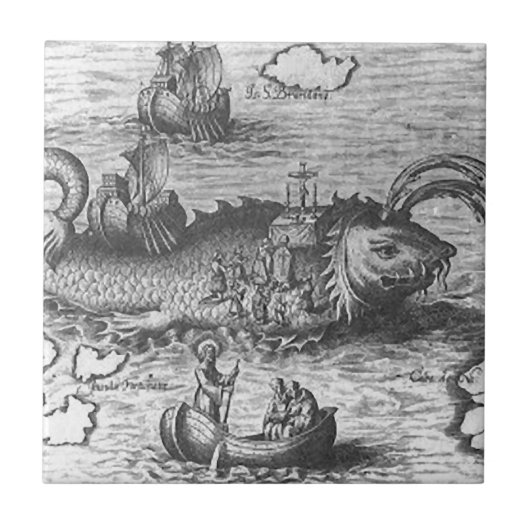 Kaart Monster/Zee-service Tegeltje (Voorkant)