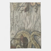 Kaart Monster/Zee-service Theedoek (Verticaal)