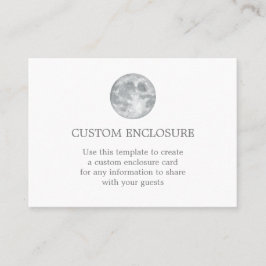Kaart Moon Information Enclosure Visitekaartje