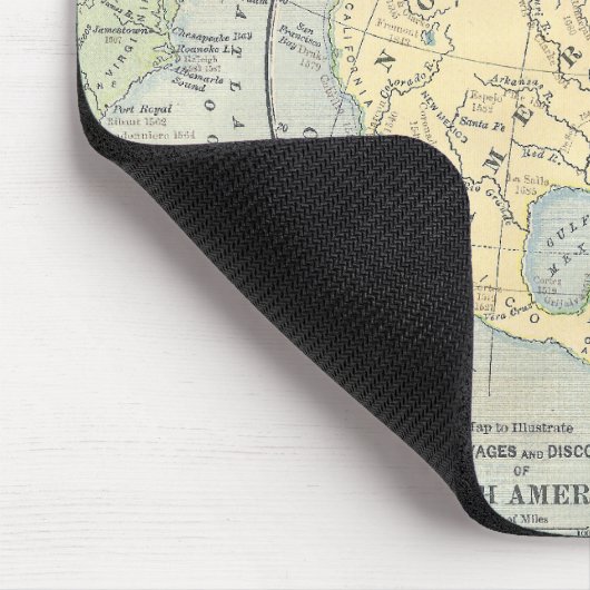  kaart Mousepad Muismat (Hoek)