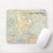  kaart Mousepad Muismat (Met muis)