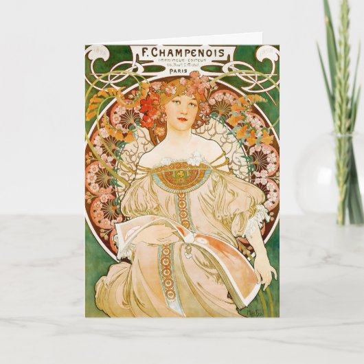 Kaart: Mucha - Champenois Kaart (Voorkant)
