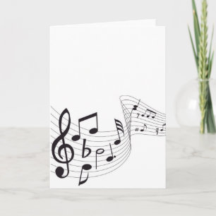 Kaart muzieknoot