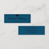 Kaart naam afstuderen . Elegant Classic Insert Kaa Contactkaartje (Voorkant / Achterkant)