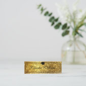 Kaart naam afstuderen . Elegant Classic Insert Kaa Contactkaartje (Staand voorkant)