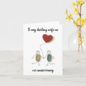 Kaart - naar mijn kleinkind op ons Jubileum (Gele Bloem)