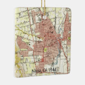 Kaart Napa CA 1944 Keramisch Ornament (Rechts)