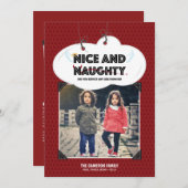 Kaart | Naughty + Nice (Voorkant / Achterkant)