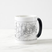 kaart New Haven Railroad 1956 Magische Mok (Voorkant rechts)