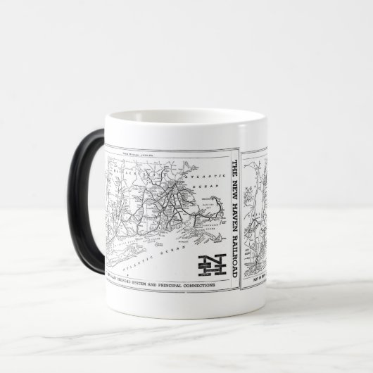 kaart New Haven Railroad 1956 Magische Mok (Voorkant links)