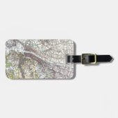 Kaart: New York Area, 1906 Bagagelabel (Voorkant horizontaal)