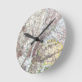 Kaart: New York Area, 1906 Ronde Klok (Hoek)