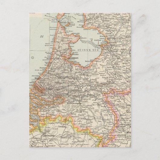 Kaart Niederlande - Nederland (Voorkant)