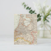 Kaart Niederlande - Nederland (Staand voorkant)