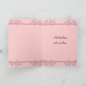 Kaart Nieuwe Baby Meisje Onze Nieuwe Aankomst Aank (Binnen)