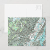 Kaart NJ en omliggende gebieden in Newark (1986) (Voorkant / Achterkant)