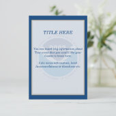 KAART NOAA Wedding Insert (Staand voorkant)