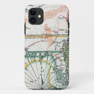 Kaart: Noord-Amerika, 1742 Case-Mate iPhone Case