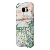 Kaart: Noord-Amerika, 1742 Case-Mate Samsung Galaxy Hoesje (Achterkant Links)