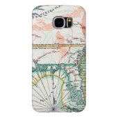 Kaart: Noord-Amerika, 1742 Case-Mate Samsung Galaxy Hoesje (Achterkant)