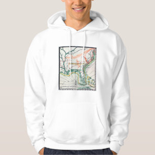 Kaart: Noord-Amerika, 1742 Hoodie
