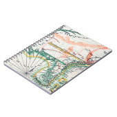 Kaart: Noord-Amerika, 1742 Notitieboek (Linkerzijde)