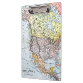 KAART: NOORD-AMERIKA, 1890 KLEMBORD (Links)