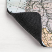 KAART: NOORD-AMERIKA, 1890 MUISMAT (Hoek)