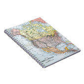 KAART: NOORD-AMERIKA, 1890 NOTITIEBOEK (Rechterzijde)