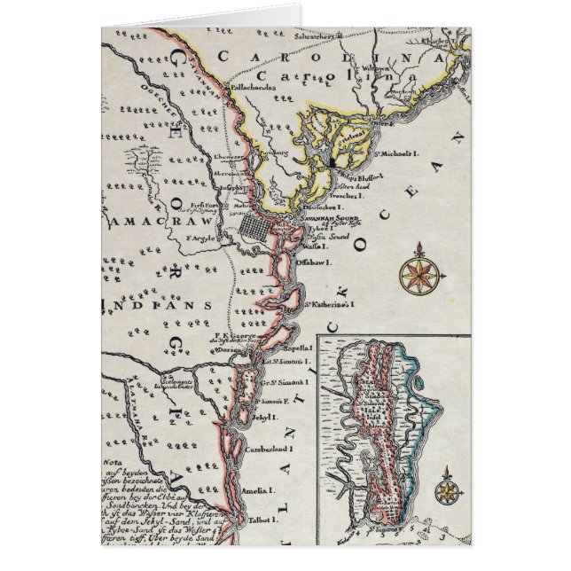 Kaart: Noord-Amerika, C1700 (Voorkant)