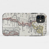 Kaart: Noord-Amerika, C1700 Case-Mate iPhone Case (Achterkant (horizontaal))