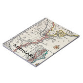 Kaart: Noord-Amerika, C1700 Notitieboek (Linkerzijde)