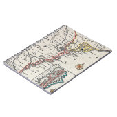 Kaart: Noord-Amerika, C1700 Notitieboek (Linkerzijde)