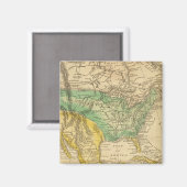 Kaart Noord-Amerika van Worcester Magneet (Voorkant / Achterkant)