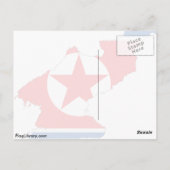 Kaart Noord-Korea (Achterkant)