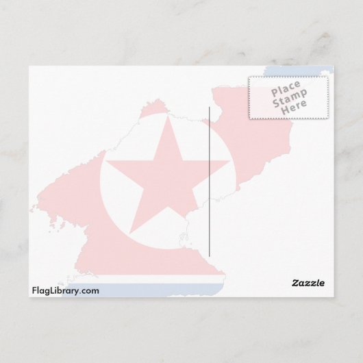 Kaart Noord-Korea (Achterkant)