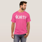kaart Noord-Maine T-shirt (Voorkant volledig)