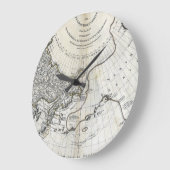 KAART: NOORD-PACIFIC GROTE KLOK (Hoek)