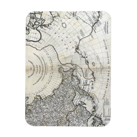 KAART: NOORD-PACIFIC MAGNEET (Verticaal)