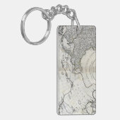 KAART: NOORD PACIFIC SLEUTELHANGER (Voorkant Links)