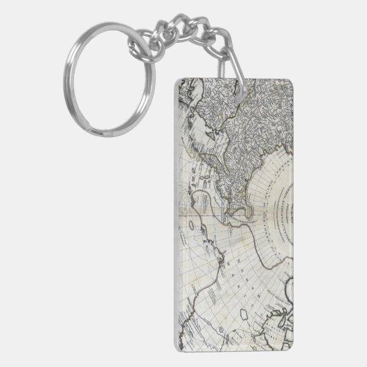 KAART: NOORD PACIFIC SLEUTELHANGER (Voorkant Links)