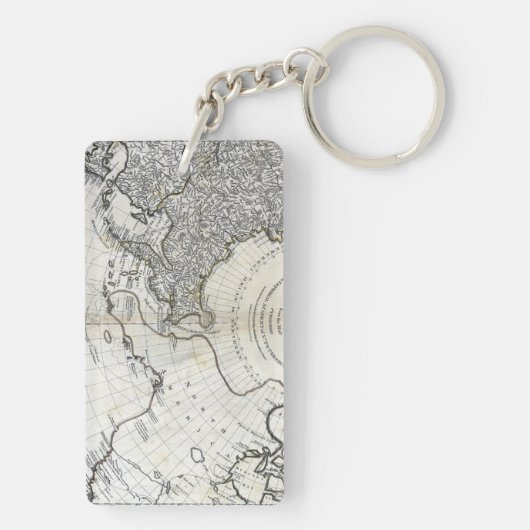 KAART: NOORD PACIFIC SLEUTELHANGER (achterkant)