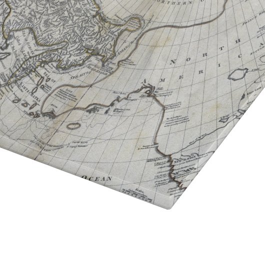 KAART: NOORD PACIFIC SNIJPLANK (Hoek)