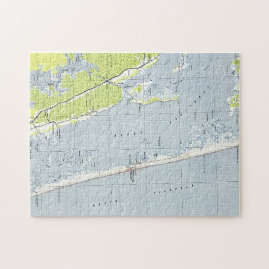  kaart Noordelijke Buitenbanken (1940) Legpuzzel (Horizontaal)