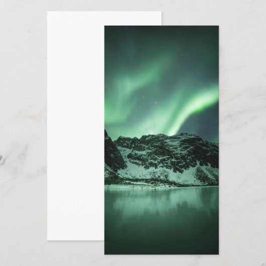 Kaart Noordelijke Lichten (Voorkant / Achterkant)